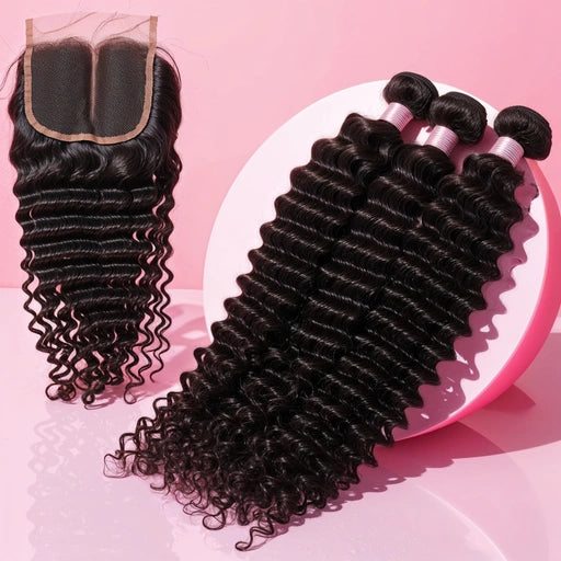 Virgin Deep Wave Bundle & Closure Deals