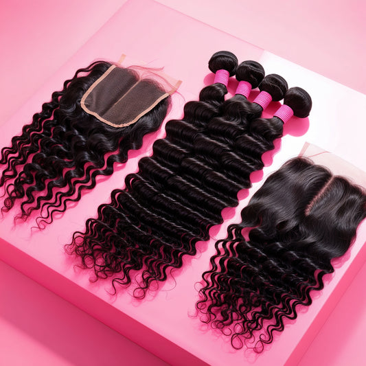 Virgin Deep Wave Bundle & Closure Deals